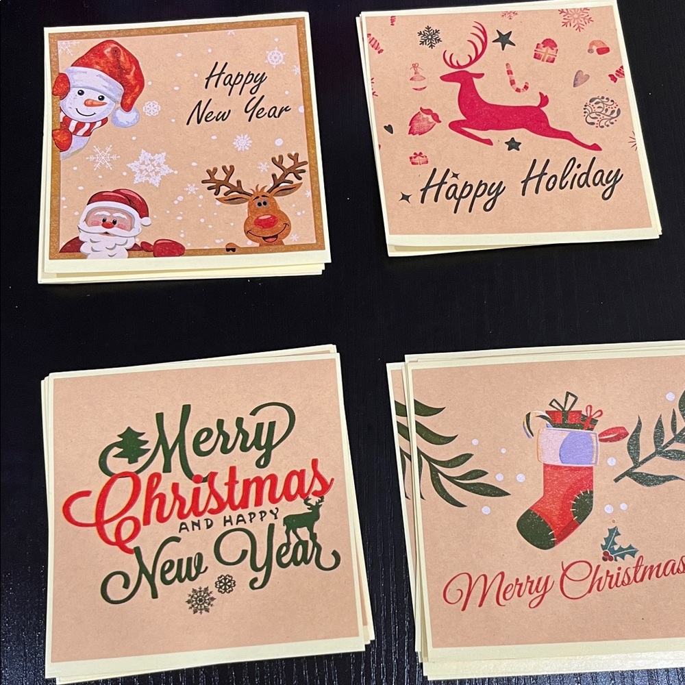 Festive Holiday Design Stickers Set (40pieces) new